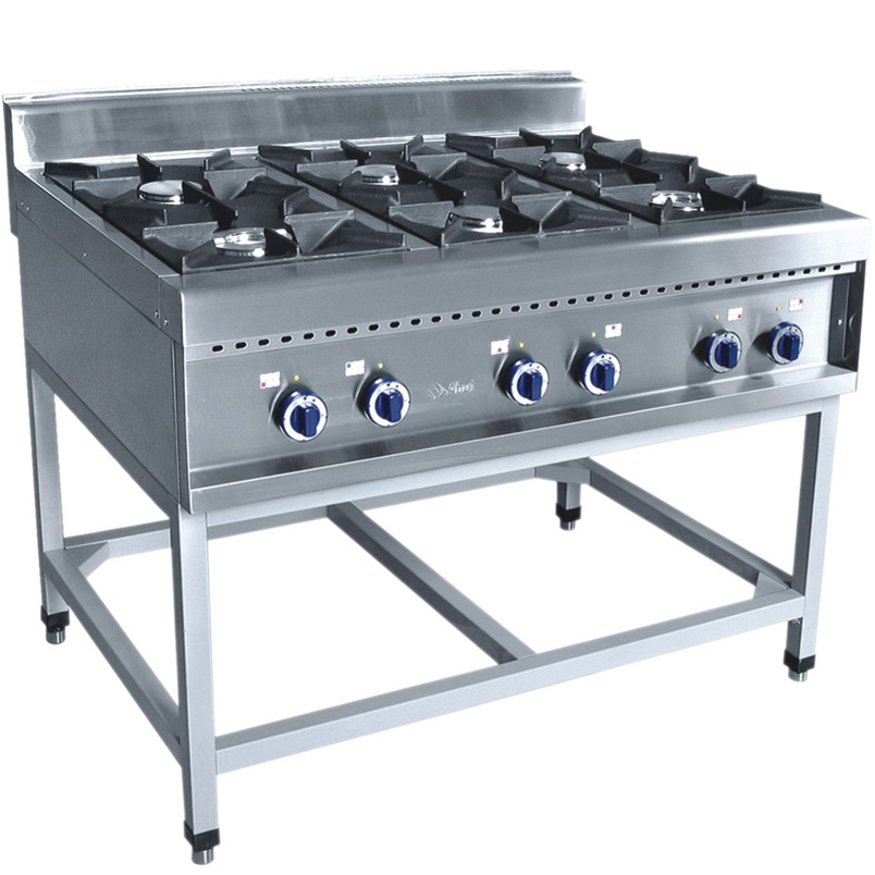 Газовая плита 6-горелочная Abat ПГК-69П