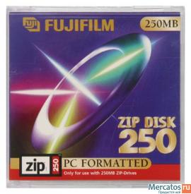 Продаю новые ZIP DISK FUJIFILM 250Mb