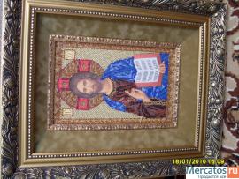 иконы вышитые бисером, выложенные стразами 2