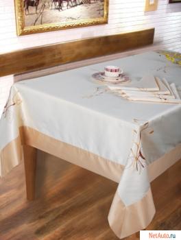 Столовое белье, круглые скатерти, салфетки