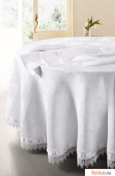 Столовое белье, круглые скатерти, салфетки