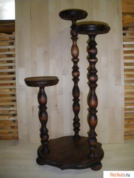 Цветочница деревянная