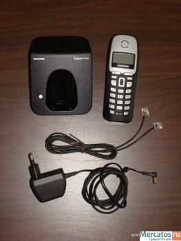 радиотелефон SIEMENS GIGASET A160,комплект-трубка,аккум,база,про