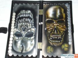 Нарды,ручные,эксклюзивные,резные,рисованные 4