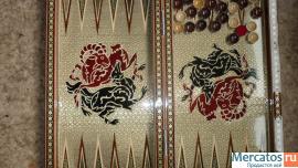 нарды иранские инкрустированные 60 см высшее качество