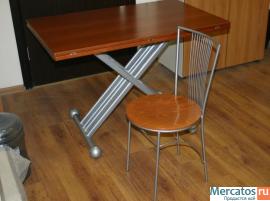 Стол-трансформер и 4 стула