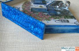 Ключница,или вешалка "Домик у моря ручная работа