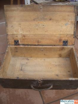 Ящик немецкий для снарядов (военный антиквариат) 2