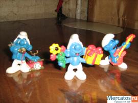 Гном смурф, раскрашенный вручную 2