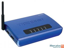 Беспроводной принт-сервер TRENDnet TEW-MP2U