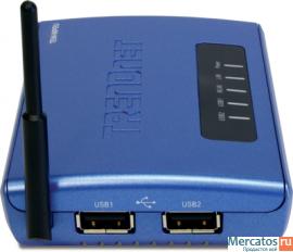 Беспроводной принт-сервер TRENDnet TEW-MP2U 2