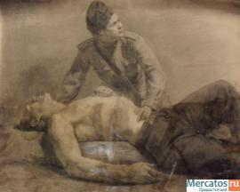 akvarel-antikvarit-19501960gg-SidorovKorol-Kulikov-Ikony-5