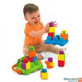 Fisher Price Забавные кубики-блоки в ведерке 3