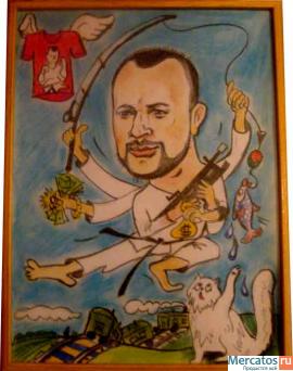 шаржи и портреты по фотографии