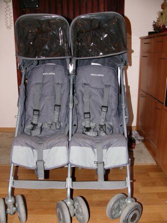 Коляска-трость для двойни Maclaren Twin Techno