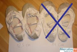 Балетки 12,5 см (р.20) по стельке