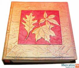 Продам кожаный фотоальбом ручной работы известного Литовского ма 2