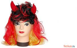 Новогодний парик маскарадный по распродажной цене
