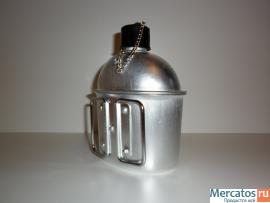 ФЛЯЖКА СОЛДАТСКАЯ, с чехлом 4