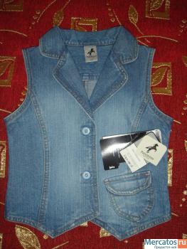 Джинсовый жилет "C/A" на девочку.