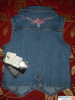 Джинсовый жилет "C/A" на девочку.