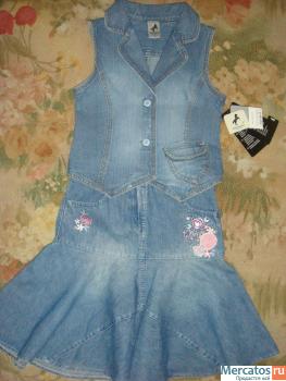 Джинсовый жилет "C/A" на девочку.