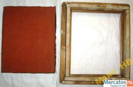 Икона Вседержитель Спас Оклад Киот Позолота рельеф 4