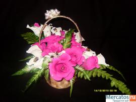 Сладкие букеты из конфет 2