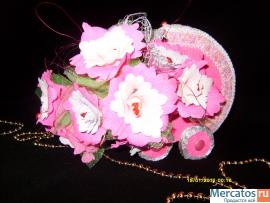 Сладкие букеты из конфет 5