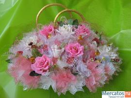 Сладкие букеты из конфет 8