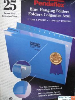 Папки PENDAFLEX (ESSELTE) (USA) с метал. направл. для офисных ящ