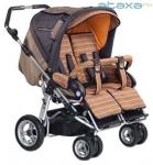 коляска для погодок или двойни hartan zx ii