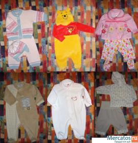 Вещи на девочку с 0 до 6 мес