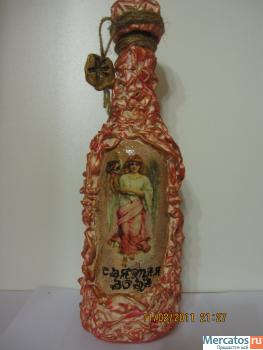 Продается бутылка для святой воды ручная работа