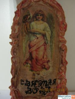 Продается бутылка для святой воды ручная работа 4