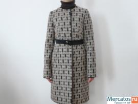 Пальто демисезонное из шерсти Paola Frani