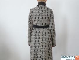 Пальто демисезонное из шерсти Paola Frani