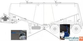 Кран шаровой для цементовоза VALFTEK д.100мм 3