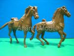 Солдатики 1/32 CTS Лошади ковбоев Коричневый цвет
