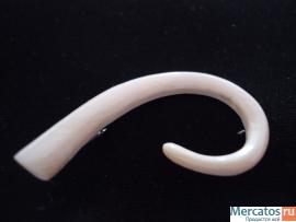 Броши из клыка моржа 5