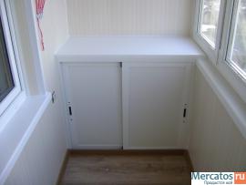 Установка крыши на балкон, козырек над балконом 2