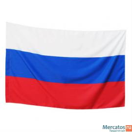 Продам Флаги ТРИКОЛОР 25*40 с пластиковым флагштоком и крепление