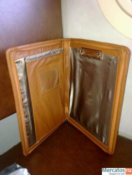 Папка для документов, из кожи. 3