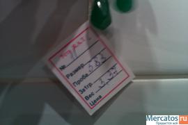 Золотые 583пр. серьги с изумрудами и бриллиантами 3