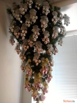 Ёлочные украшения ручной работы из стекла от производителя