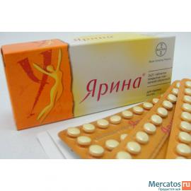 Придам 3 блистера Ярина на 3 месяца