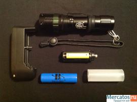 Тактический фонарь "поиск" в подарочной упаковке 2