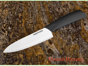 SAMURA Нож кухонный Шеф 145 мм., белая циркониевая керамика Eco-Ceramic