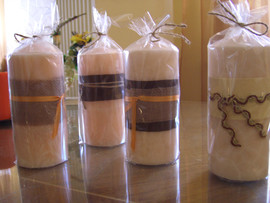 Свечи из натурального пальмового воска .Ручная работа. 3