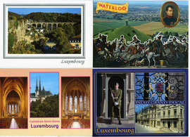 Чистые худож. открытки с видами городов Европы (россыпь) 6